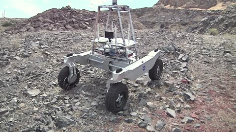 Rover Searches California Desert for Water to Simulate Future Lunar Missions