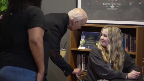 CLUELESS WHISPER: What is Joe Biden Whispering to this Girl? [WATCH]