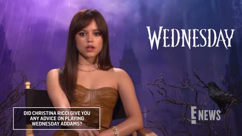 How Jenna Ortega & Christina Ricci Bonded Over Wednesday Addams Role E! News