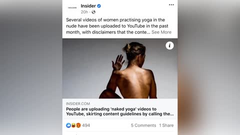 YouTube Nude Yoga / Election Censorship Hypocrisy