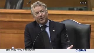 Rand Paul asks Blinken about someone who got "droned"