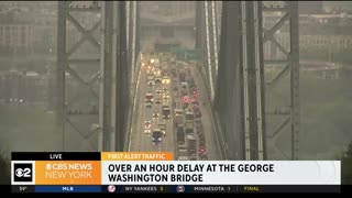 GWB drivers face heavy delays for morning commute CBS New York