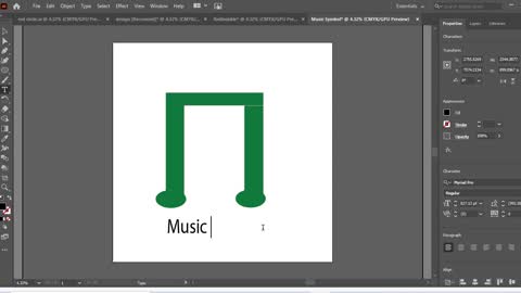 How Create A Music Symbol In Adobe Illustrator