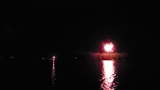 Fireworks on the pond 2021