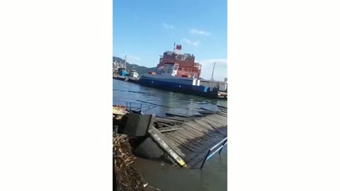 Uncontrolled ship video 3 end