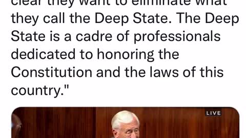 House Majority Leader Rep. Steny Hoyer (D-MD) on the DeepState 🤡