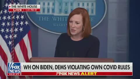 Doocy asks Psaki about Biden not wearing a mask inside D.C restaurant