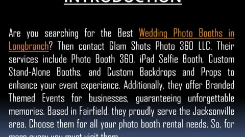 One of the Best Wedding Photo Booths in Longbranch