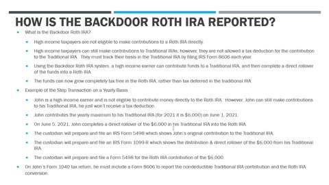 Backdoor Roth IRA Conversion - How Does it Work?