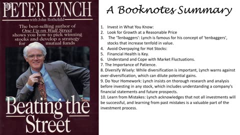 Beating the Street by Peter Lynch