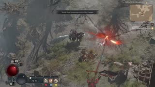 Raging Barbarian in Diablo 4