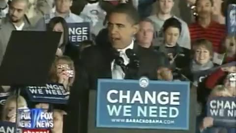 Obama: “We are 5 days away from fundamentally transforming the United States of America”