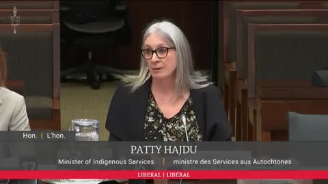 Indigenous Services speaks on her government being committed to the decolonizing of Canada and promoting equity