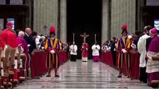 Pope Francis leads Good Friday service at Vatican