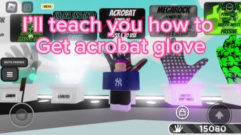 How to get Acrobat gloves in Roblox slap battles