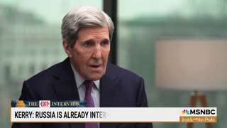 John Kerry Says Russia Is Interfering In 2024 Election, 'Absolutely CRITICAL MSM Helps