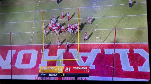 OKLAHOMA IS TRYING TO LOSE ANOTHER GAME!