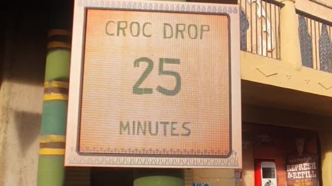 Croc Drop is finally spinning again offering amazing 360 degree