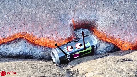 Experiment: Lava vs Coca-Cola | Lava Destroying Everything and Volcano Eruption Power