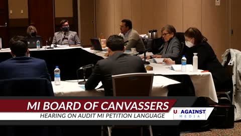 Michigan Board Of Canvassers Tony Daunt Loses Control!