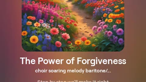 The Power of Forgiveness