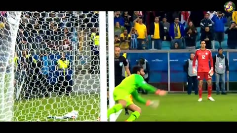 Top 10 saves by Liverpool hero ALISSON BECKER #football