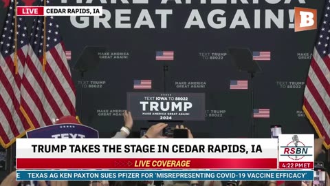 LIVE: Donald Trump Delivering Remarks in Cedar Rapids, IA...