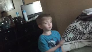 Boy hits head when dancing