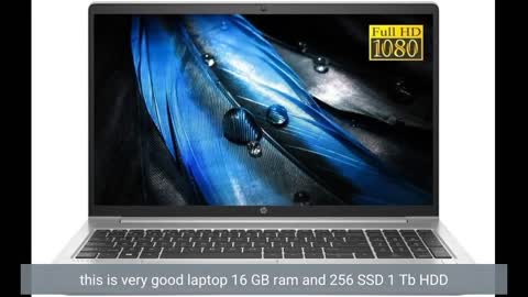 HP Probook 450 15.6" FHD Business Laptop (Intel Quad-Core i5-10210U, 16GB DDR4 RAM, 256GB PCIe...