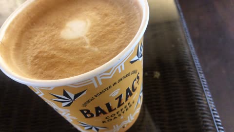 A cup of BALZAC coffee