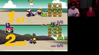 Mario Kart 64 ( With Sara from MeetMe ) Fun Retro Gaming P1