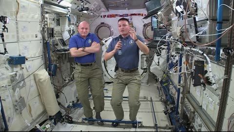From Earth to Stars: NASA's Space Station Crew Concludes Epic Talk #nasa