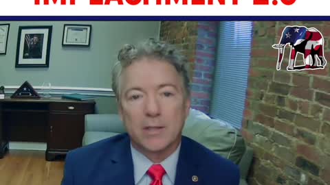 Sen. Rand Paul BLASTS Dems for Impeachment 2.0 Hoax