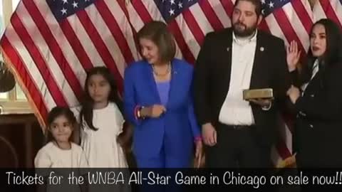 Nancy Pelosi Throws Elbow at Little Girl