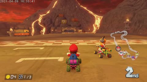 Mario Kart 8 Deluxe Switch Mario Part 35 Grumble Volcano