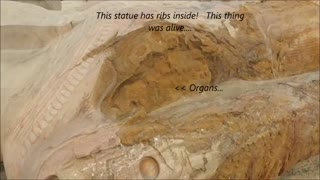Egyptian statue was actually alive once - Excerpt from mudfossil university