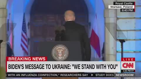 ⚠️Biden calls for Regime Change in Russia.