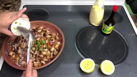 Lechon Kawali Sisig (filipino Style)