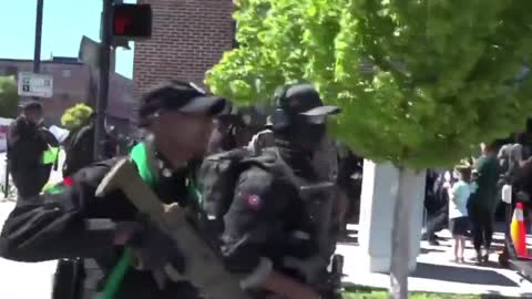 Armed Black Nationalist Militia Chants 'Our Streets, Our Land In Tulsa