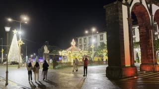 Iluminação de Natal / Christmas lights Ponta Delgada, Sao Miguel Azores Portugal - 17.11.2023 #Natal