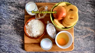 Easy to make fried battered cinnamon apple rings