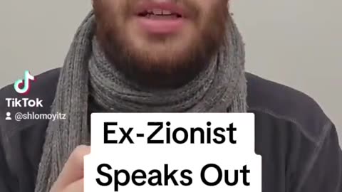 Ex-Zionist explains how he got out and broke away.