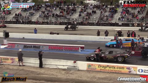 Nitro Funny Car At The 65th March Meet Famoso Dragstrip Drag Racing 2023