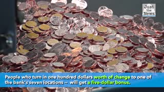 Bank's clever idea for combating coin shortage