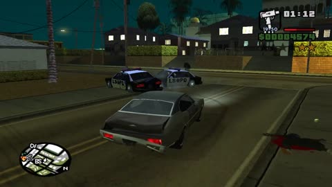 Escaping the Police in the GTA San Andreas