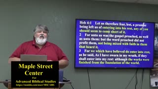 Hebrews Chapter 4 & 5