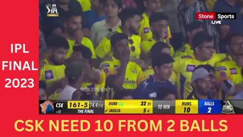 IPL Final 2023 | CSK Need 10 from 2 balls