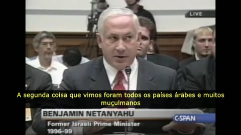 Netanyahu no plenário em relação ao conflito no Iraque em 12 de setembro de 2002