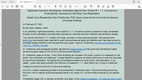 Covid Vaccine Kills 28-Year-Old Therapist in 2 Days, L-Lysine for Covid