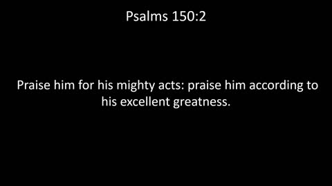 KJV Bible Psalms Chapter 150